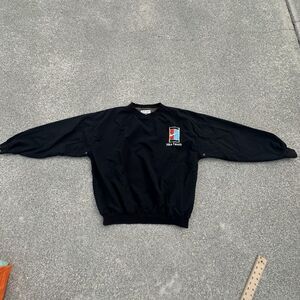 Gear For Sports Sweatshirt Mens XL Black Nylon Pullover Streetwear Y2K Tennis